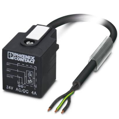 Câble pour capteurs/actionneurs - SAC-3P- 5,0-PUR/A-1L-V Phoenix Contact 1443129 noir 1 pc(s)