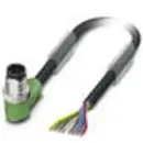 Connecteur confectionné pour capteurs/actionneurs M12 Phoenix Contact SAC-8P-M12MR/ 3,0-PUR 1522558 3.00 m Nombre de pôl