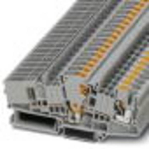 Phoenix Contact 3212300 Bloc de jonction de sectionnement pour transducteurs Push-In gris 50 pc(s)
