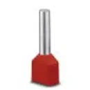 Embout double d'extrémité de câble Phoenix Contact AI-TWIN 2X1-12 RD 3240679 1 mm² x 12 mm partiellement isolé rouge 100