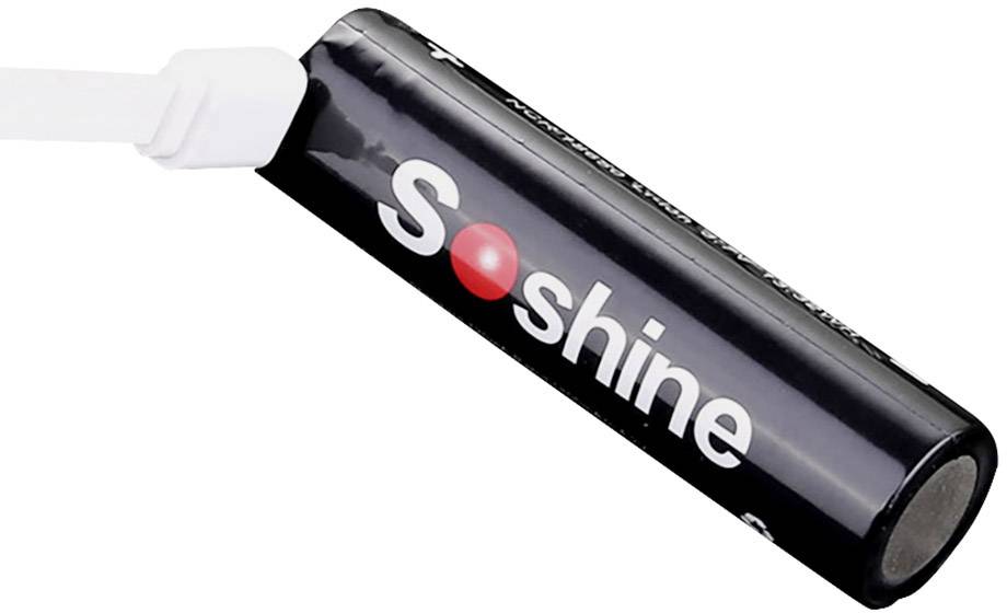 Soshine 18650USB-3.7-3600 Batterie USB-Micro-B 18650 Li-Ion 3.6 V 3600 mAh 1 pc(s)