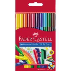Faber Castell Feutres Connector Set 155510 Couleurs Diverses 3 Mm 10 Pc S Emb 10 Pc S Conrad Fr