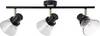 Brilliant Ronald 79316/93 Spot de plafond LED E14 120 W laiton antique, noir, fumé