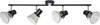Brilliant Ronald 79332/93 Spot de plafond LED E14 160 W laiton antique, noir, fumé