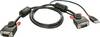 LINDY KVM Câble de raccordement [1x VGA mâle - 1x VGA mâle, USB 2.0 type A mâle] 3.00 m noir