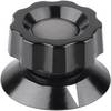 Tête de bouton rotatif Mentor 475.61 avec pointeur noir (Ø x H) 42 mm x 28 mm 1 pc(s)
