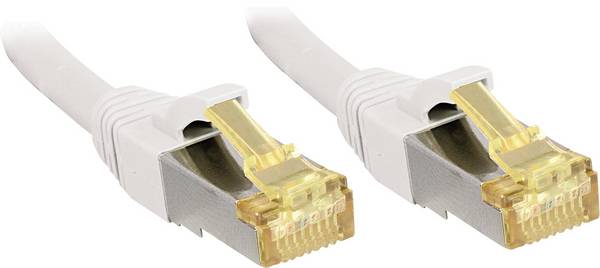 <br>  LINDY<br>  47326<br>  RJ45<br>  Câble réseau, câble patch<br>  CAT 6a (câble brut CAT 7)<br>  S/FTP<br>  5.00 m<br>  blanc<br>  avec cliquet d'encastrement<br>  1 pc(s)<br>