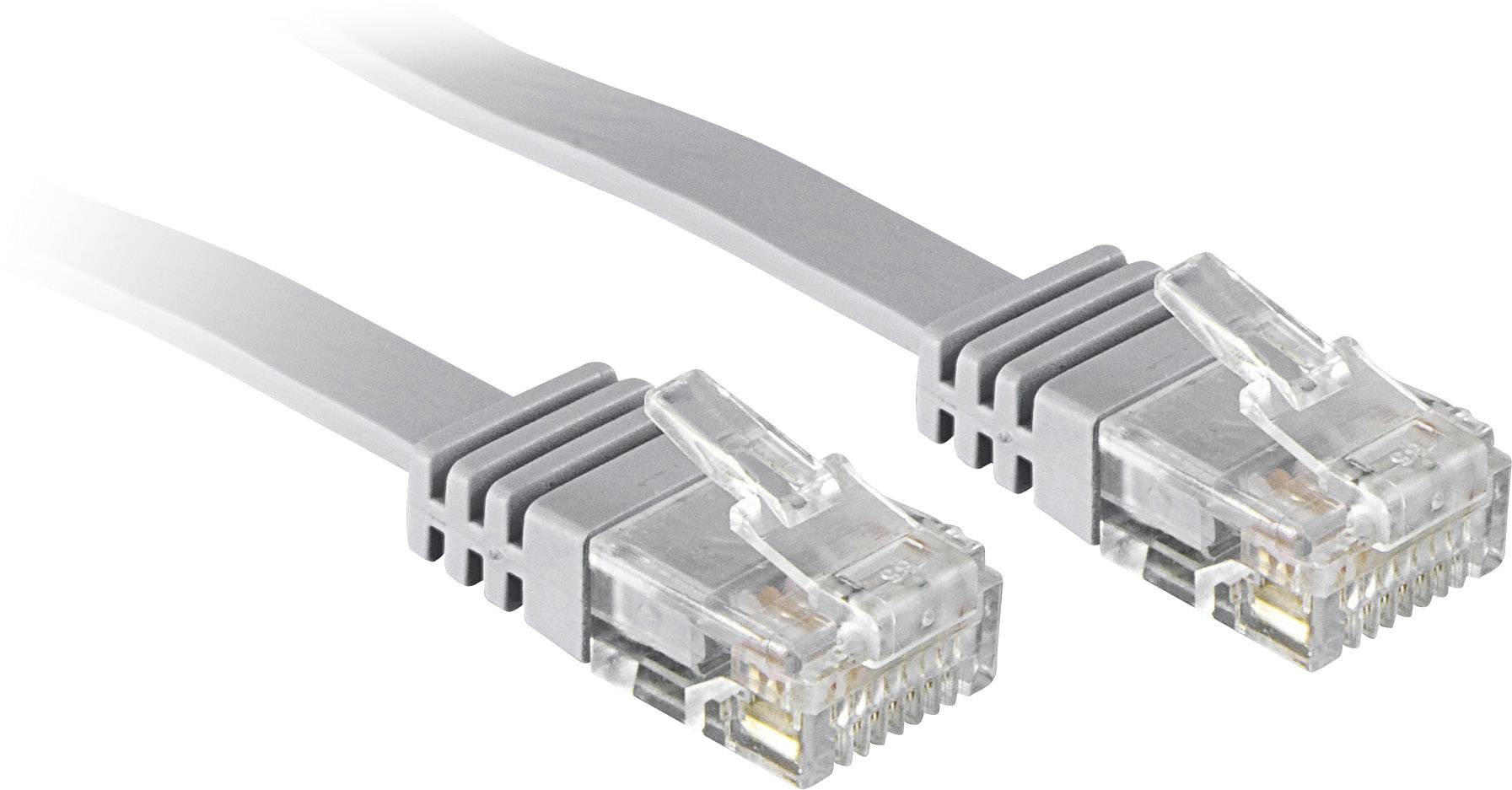 LINDY 47491 RJ45 Câble réseau, câble patch CAT 6 U/UTP 1.00 m multicolore avec cliquet d'encastrement 1 pc(s)