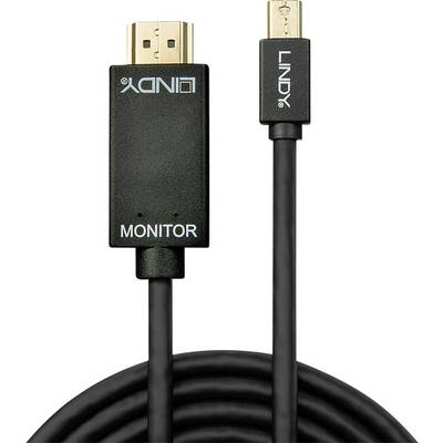Un câble HDMI noir avec l'inscription 'MONITOR' sur la fiche, adapté pour connecter des écrans à d'autres appareils.
