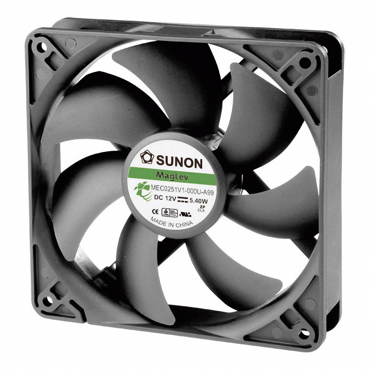 Sunon MEC0251V1-000U-A99 Ventilateur axial 12 V/DC 183.83 m³/h (L x l x H) 120 x 120 x 25 mm
