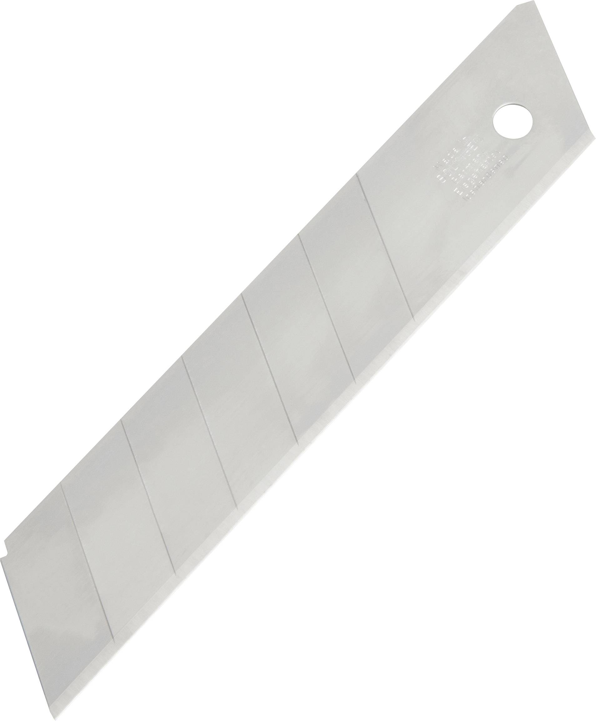 Lame de coupe individuelle avec plusieurs segments, légèrement coudée, pour outils de coupe de précision.