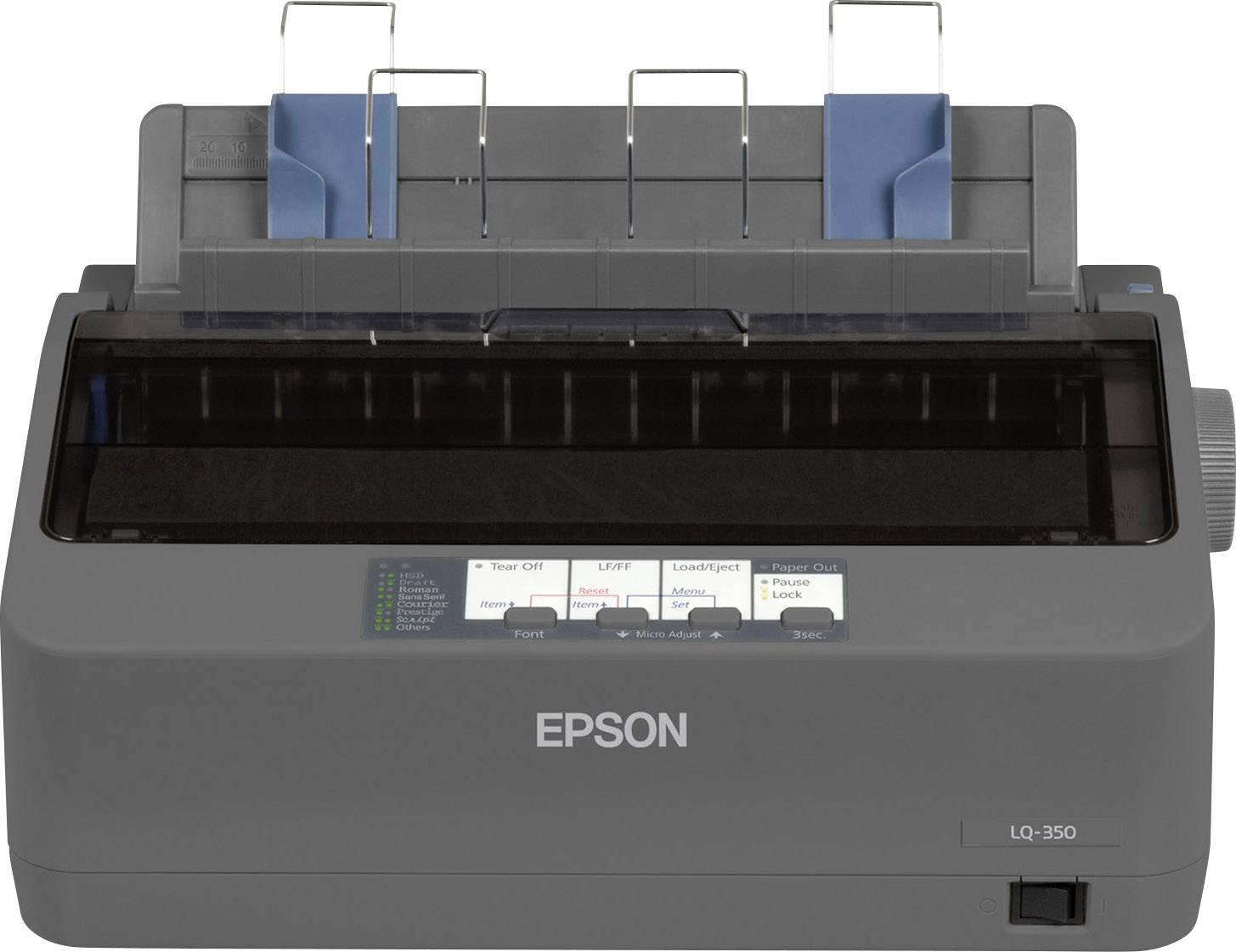 Imprimante matricielle Epson LQ-350 347 caractères/s tête d'impression à 24 aiguilles, chargeur étroit, largeur d'impression 80 caractères USB, parallèle, RS-232