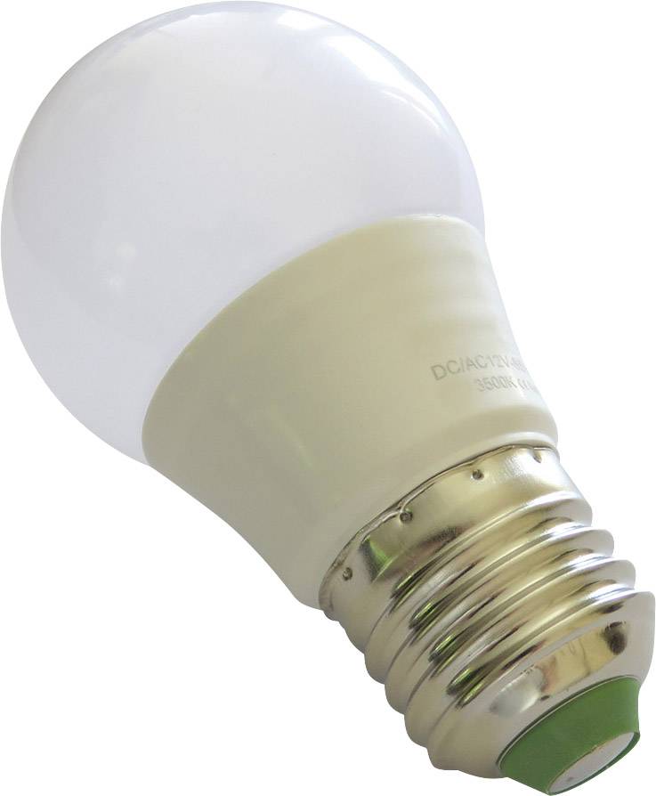 Ampoule LED E27 12/24V 9W blanc chaud Conrad.fr