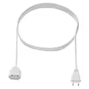 Bachmann 233.285 alimentation Rallonge 2.5 A blanc 3.00 m H03VVH2-F 2X 0,75 mm²