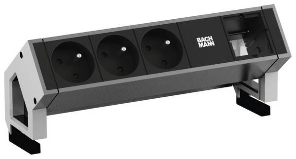 BACHMANN DESK2 3xUTE 1xCM 0,2m GST18 INOX