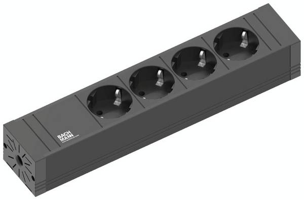 Multiprise Bachmann 420.0017  noir contact de protection 1 pc(s)