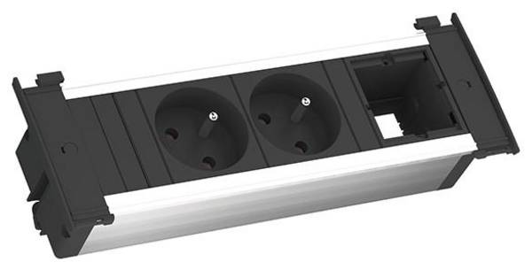Multiprise Bachmann 927.005  noir, aluminium contact de protection 1 pc(s)