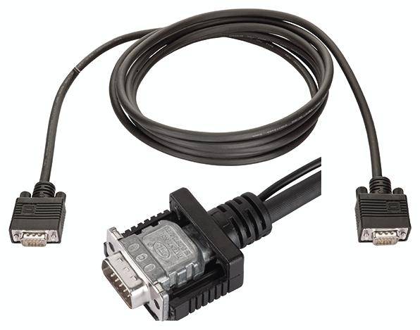 VGA Bachmann M/M 3m 3m VGA (D-Sub) VGA (D-Sub) noir avec câble VGA-2