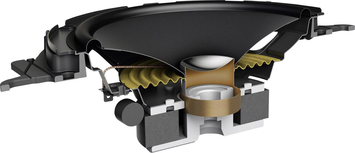 Pioneer TS-A1600C Haut-parleur coaxial 2 voies à encastrer 350 W Contenu: 1 paire(s)-4