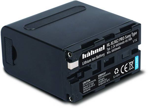 Hähnel Fototechnik HL-XL982 PRO Batterie pour appareil photo Remplace l'accu d'origine NP-F960, NP-F970 7.2 V 6900 mAh