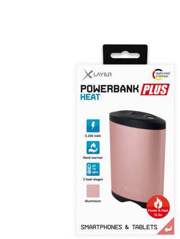 Xlayer Plus Heat Powerbank (batterie supplémentaire) 5200 mAh Li-Ion or rose-5