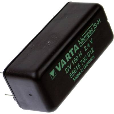 Varta Mempac 2/V150H Pile bouton rechargeable Mempec NiMH 150 mAh 2.4 V 1 pc(s)