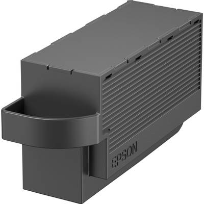 Un réservoir d'encre sombre d'Epson, utilisé dans les imprimantes pour stocker l'encre excédentaire.