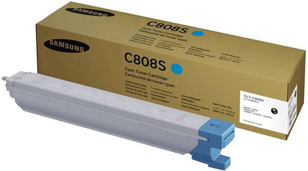Samsung CLT-C808S Toner cyan authentique, 20000 pages, Cyan, 1 pièce(s)