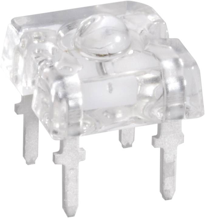 Vishay TLWR7600 LED rouge rectangulaire 7.6 x 7.6 mm 30 ° 70 mA 2.2 V