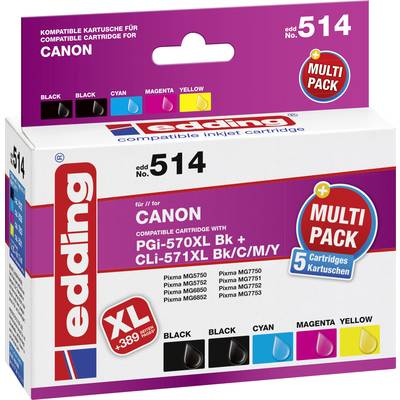 Generic Ink Encre Canon PGI-570 XL Multipack noir/Cyan/Magenta