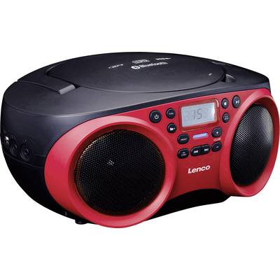 Lenco SCD-501 Radio-lecteur CD FM AUX, Bluetooth, CD, USB rouge, noir -  Conrad Electronic France