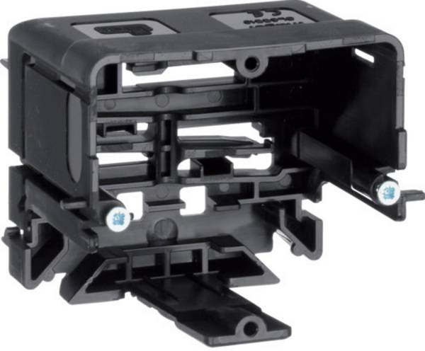 Hager GLS5510 Canal d'allège prise encastrable pour appareils (L x l) 71 mm x 64 mm 1 pc(s) noir