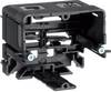 Hager GLS5510 Canal d'allège prise encastrable pour appareils (L x l) 71 mm x 64 mm 1 pc(s) noir