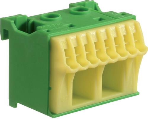 Hager KN10E Bloc de raccordement HAGER KN10E vert - jaune Borne de serrage multicolore 63 A 1 pc(s)