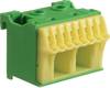 Hager KN10E Bloc de raccordement HAGER KN10E vert - jaune Borne de serrage multicolore 63 A 1 pc(s)