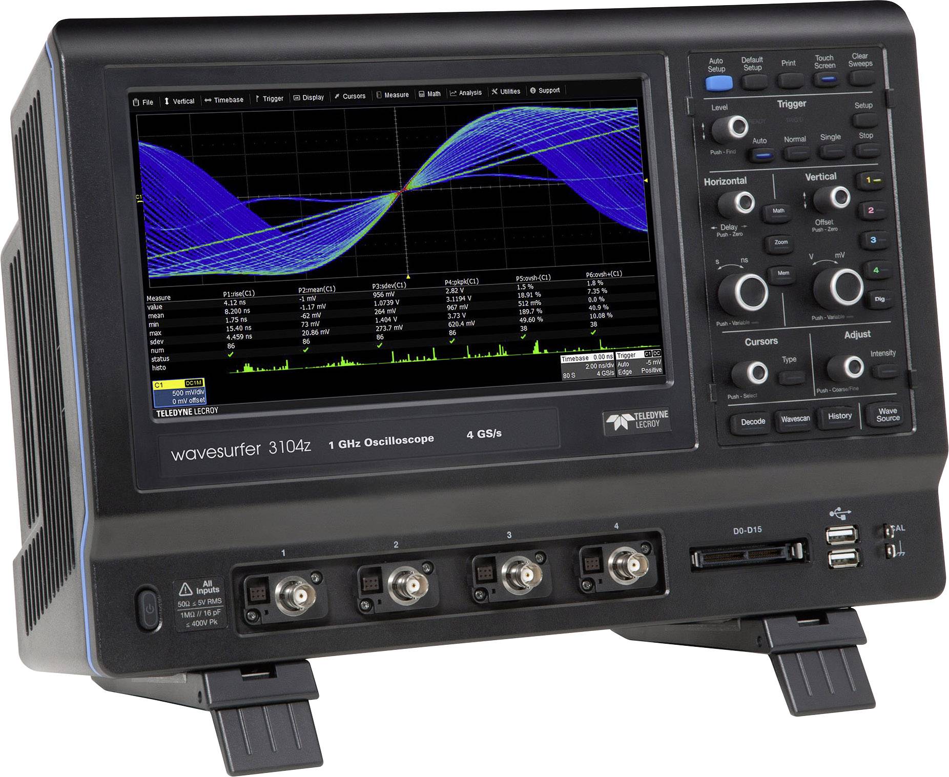 Oscilloscope numérique Rigol DS1104Z- S Plus 100 MHz 4 canaux 1