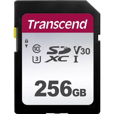Transcend Premium 300S Carte SDXC  256 GB Class 10, UHS-I, UHS-Class 3, v30 Video Speed Class 