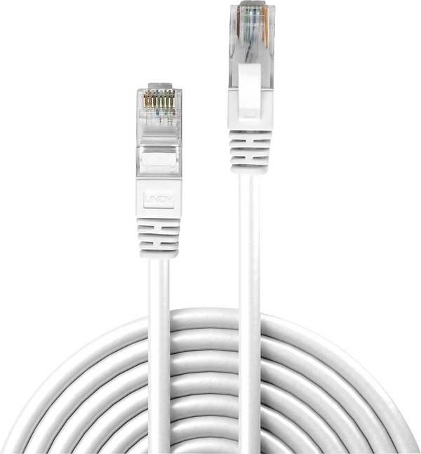 <br> LINDY<br> 48100<br> RJ45<br> Câble réseau, câble patch<br> CAT 6<br> U/UTP<br> 30.00 m<br> blanc<br> avec cliquet d'encastrement<br> 1 pc(s)<br>