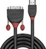 Câble adaptateur LINDY HDMI / DVI Fiche mâle HDMI-A, Fiche mâle DVI-D 18+1 pôles 5.00 m noir 36274 Câble HDMI