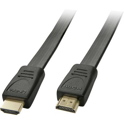 LINDY HDMI Câble de raccordement Fiche mâle HDMI-A, Fiche mâle HDMI-A 0.50 m noir 36995  Câble HDMI