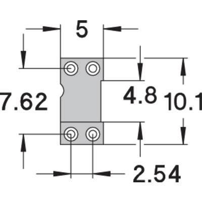 Support de circuits intégrés Preci Dip 110-83-304-41-001101 7.62 mm Nombre de pôles (num): 4 contacts de précision 1 pc(
