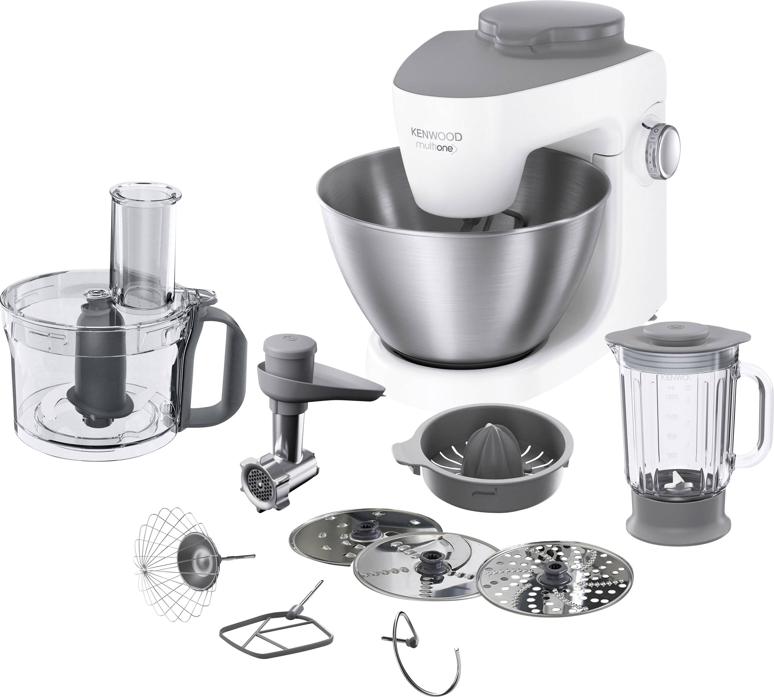 Kenwood Home Appliance KHH323 WH Robot de cuisine 1000 W blanc, acier inoxydable
