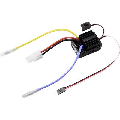 Reely WP-1040 Régulateur de vitesse brushed de voiture Charge admissible (max.): 180 A Limite moteur (nombre de tours): -0
