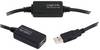 LogiLink Câble USB USB 2.0 USB-A mâle, USB-A femelle 20.00 m noir blindé UA0146