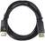 Câble DisplayPort noir avec deux connecteurs, adapté pour connecter un moniteur à un ordinateur pour une transmission vidéo haute résolution.