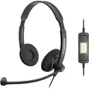 EPOS Impact SC 60 USB ML Micro-casque supra-auriculaire filaire Stereo noir Suppression du bruit du microphone, Noise Ca