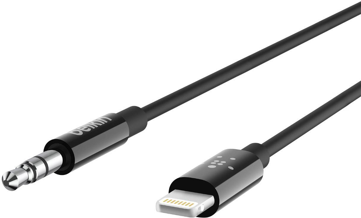 BELKIN Câble audio 3.5 mm avec connecteur Lightning 90cm-2