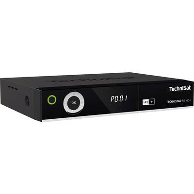 TechniSat TECHNISTAR S6 HD+ Récepteur SAT HD carte HD+ incluse, fonction enregistrement, bus CI+, décryptage Conax, lect-0