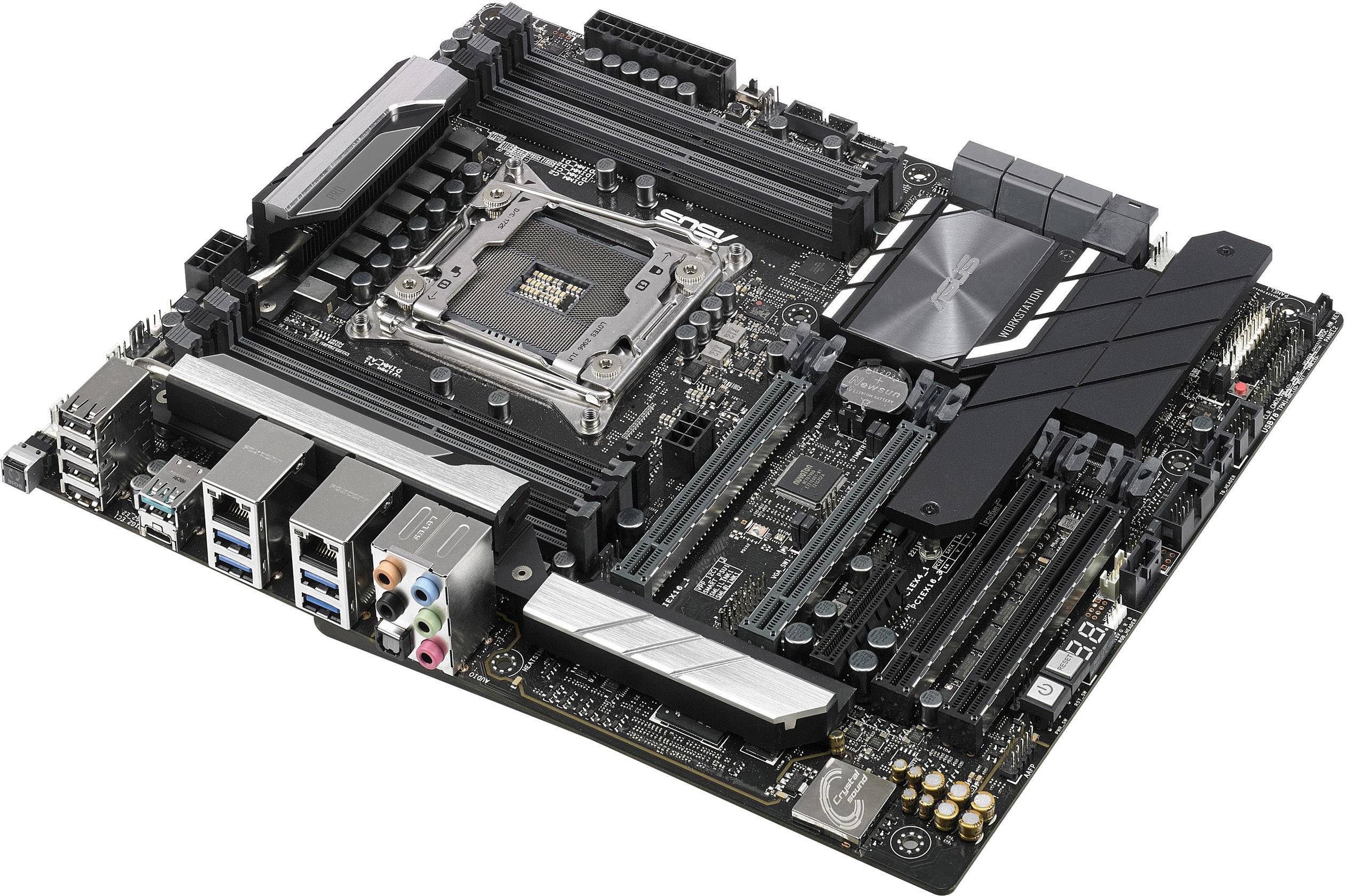 Asus WS C422 PRO/SE Carte mère Socket (PC) Intel® 2066 Facteur de forme (détails) ATX Chipset de la carte mère Intel® C4-2