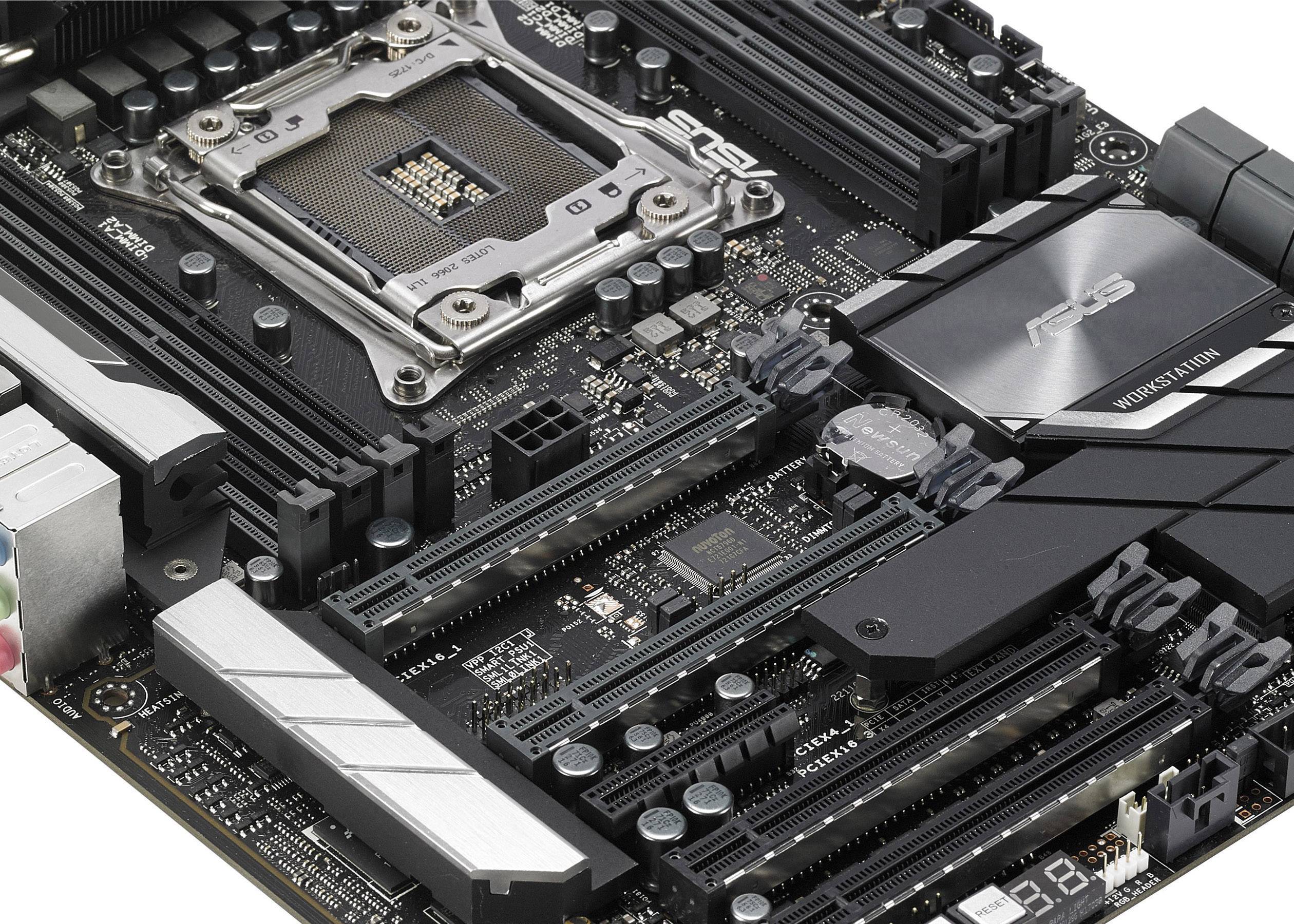 Asus WS C422 PRO/SE Carte mère Socket (PC) Intel® 2066 Facteur de forme (détails) ATX Chipset de la carte mère Intel® C4-3